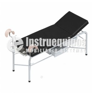 CHAISE LONGE GINECOLOGICO CON GAVETAS+PIERNERAS