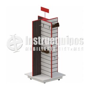 EXHIBIDOR MDF 4 LADOS