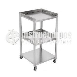 MESA PEQUEÑA ACERO INOX 3 PISOS