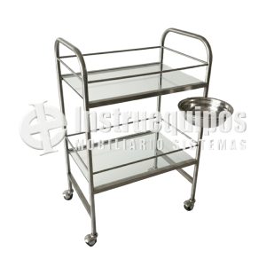 MESA DE CURACIONES VIDRIO