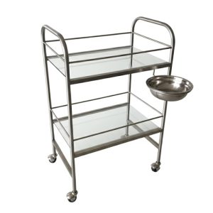 MESA DE CURACIONES VIDRIO