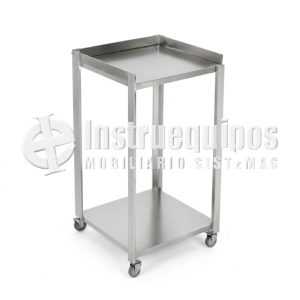 MESA PEQUEÑA ACERO INOX 2 PISOS