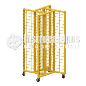 EXHIBIDOR 4 WAY MALLA ESTRUCTURA
